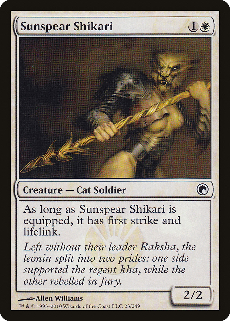 Image of Sunspear Shikari (SOM-023) - Scars of Mirrodin Foil
