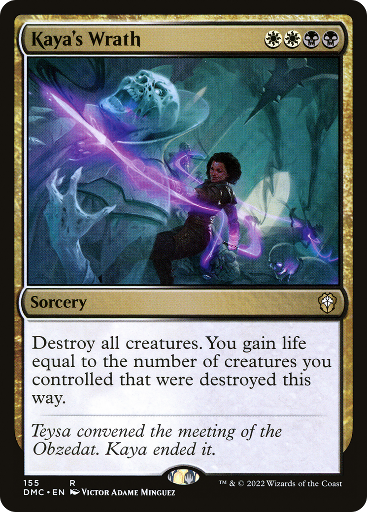 Image of Kaya's Wrath (DMC-155) - Dominaria United Commander