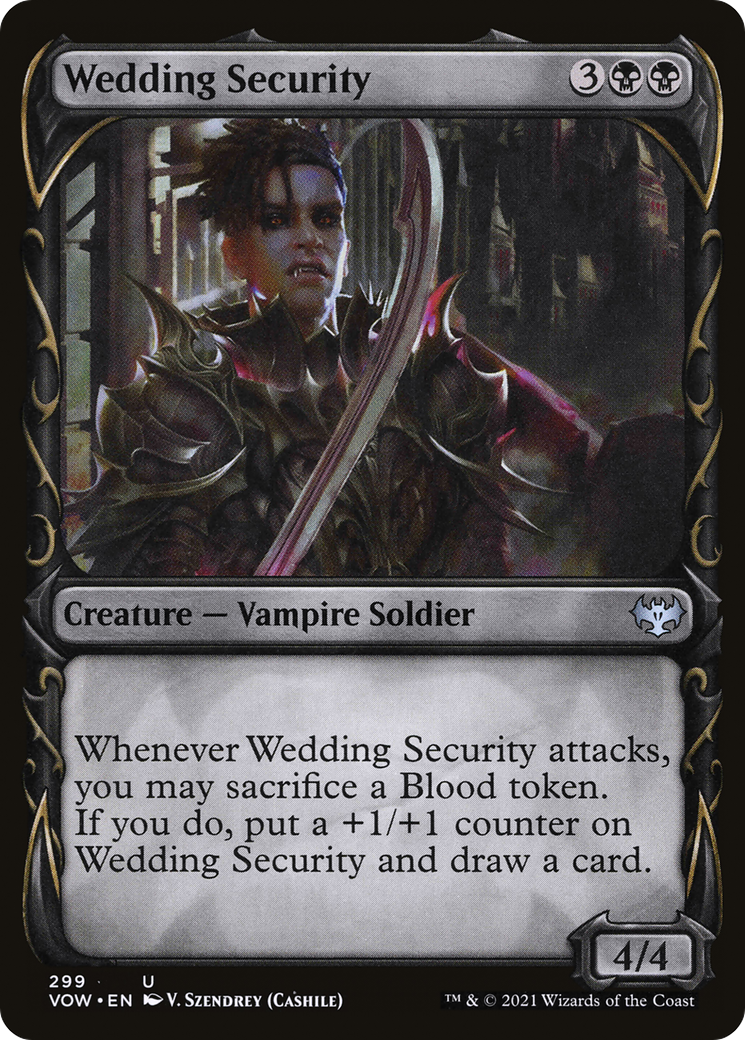 Image of Wedding Security (Showcase) (VOW-299) - Innistrad: Crimson Vow: (Showcase) Foil