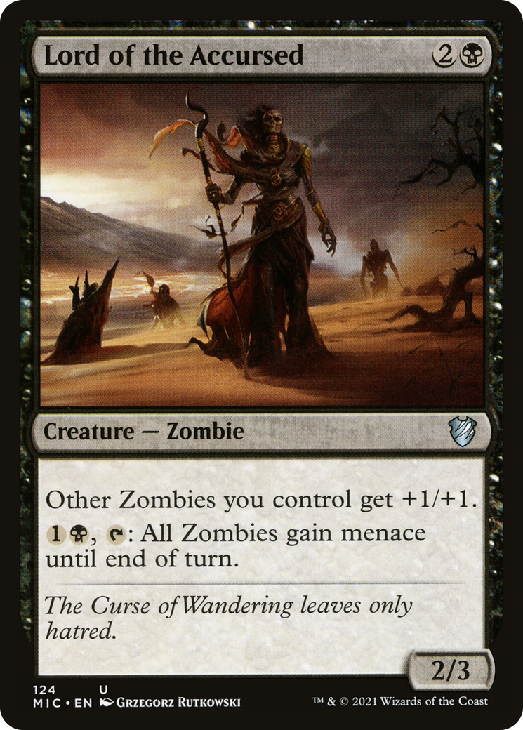 Image of Lord of the Accursed (MIC-124) - Midnight Hunt Commander