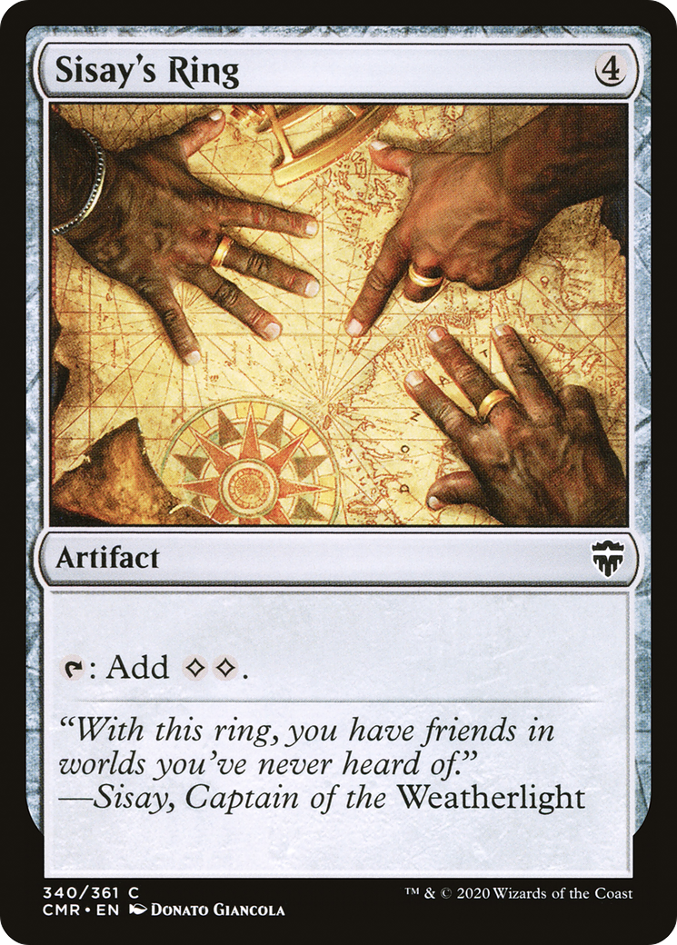 Image of Sisay's Ring (CMR-340) - Commander Legends