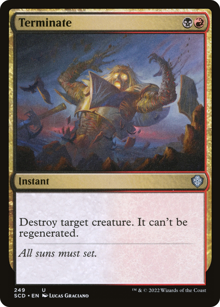 Image of Terminate (SCD-249) - Starter Commander Decks