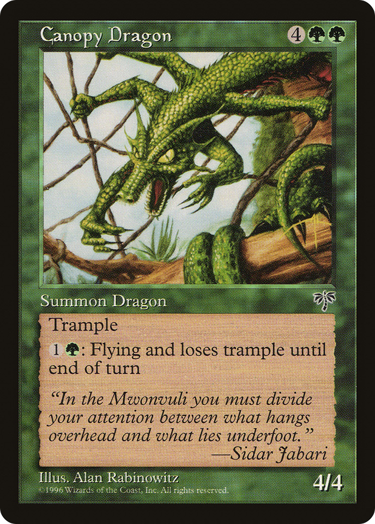 Image of Canopy Dragon (MIR-) - Mirage