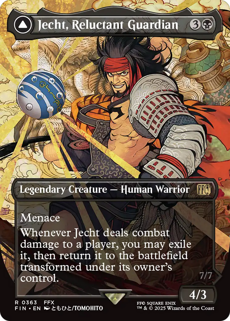 Image of Jecht, Reluctant Guardian (Borderless) (FIN-363) - FINAL FANTASY: (enchantment) (Borderless)