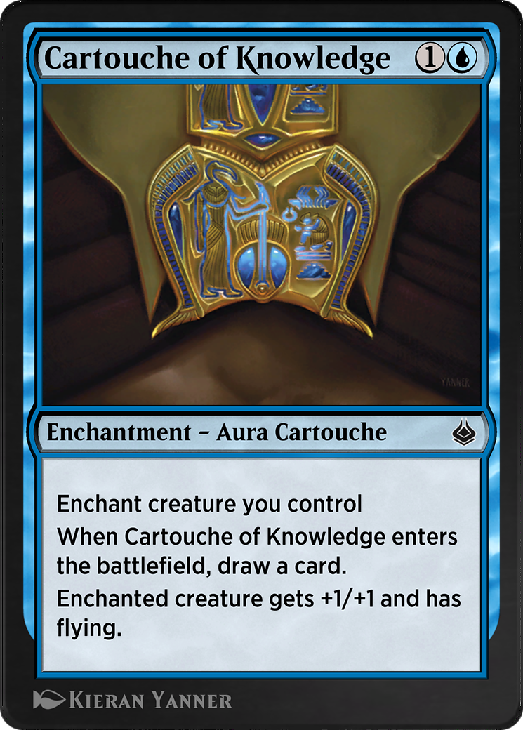 Image of Cartouche of Knowledge (AKR-051) - Amonkhet Remastered