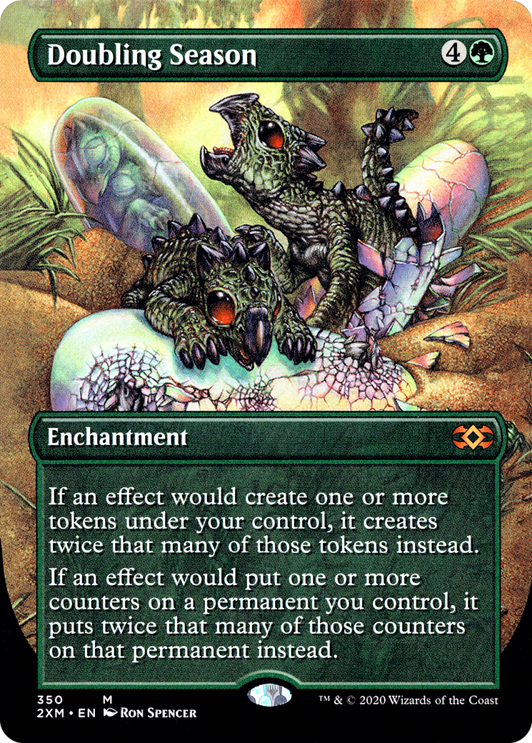 Image of Doubling Season (Borderless) (2XM-350) - Double Masters (Borderless)