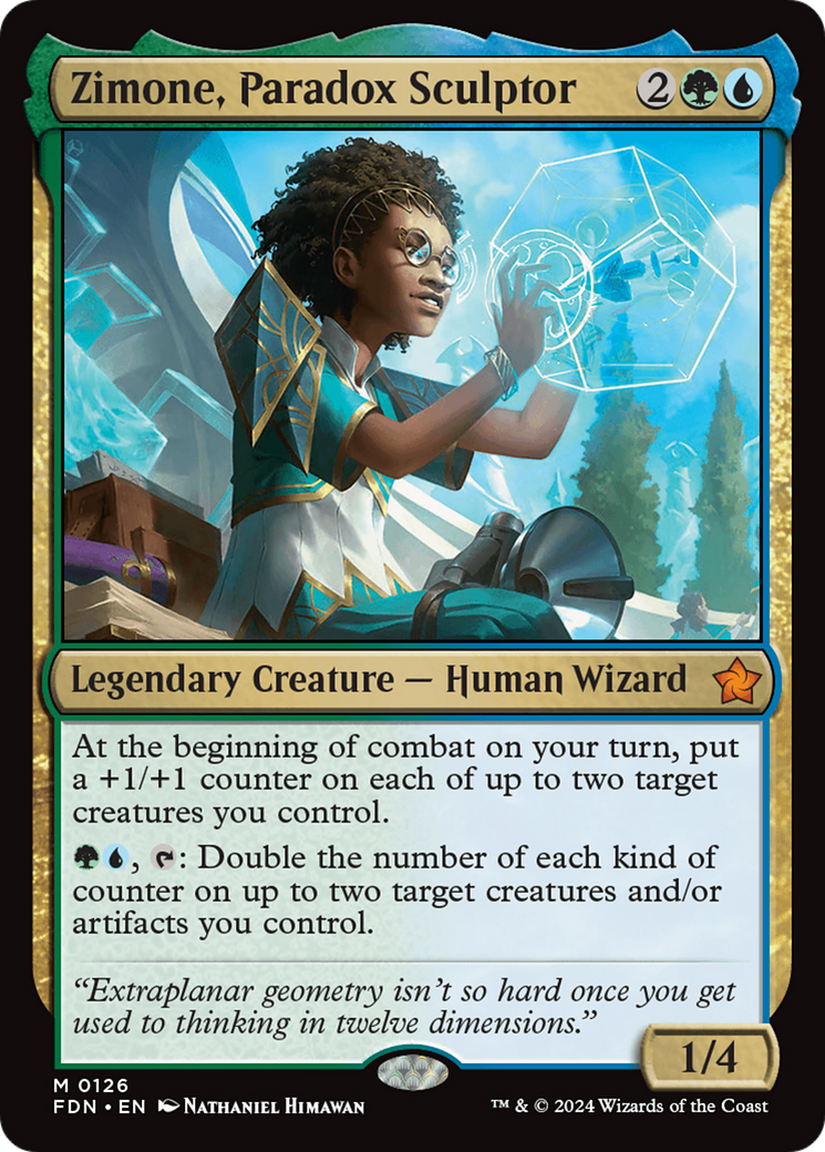 Image of Zimone, Paradox Sculptor (FDN-126) - Foundations Foil