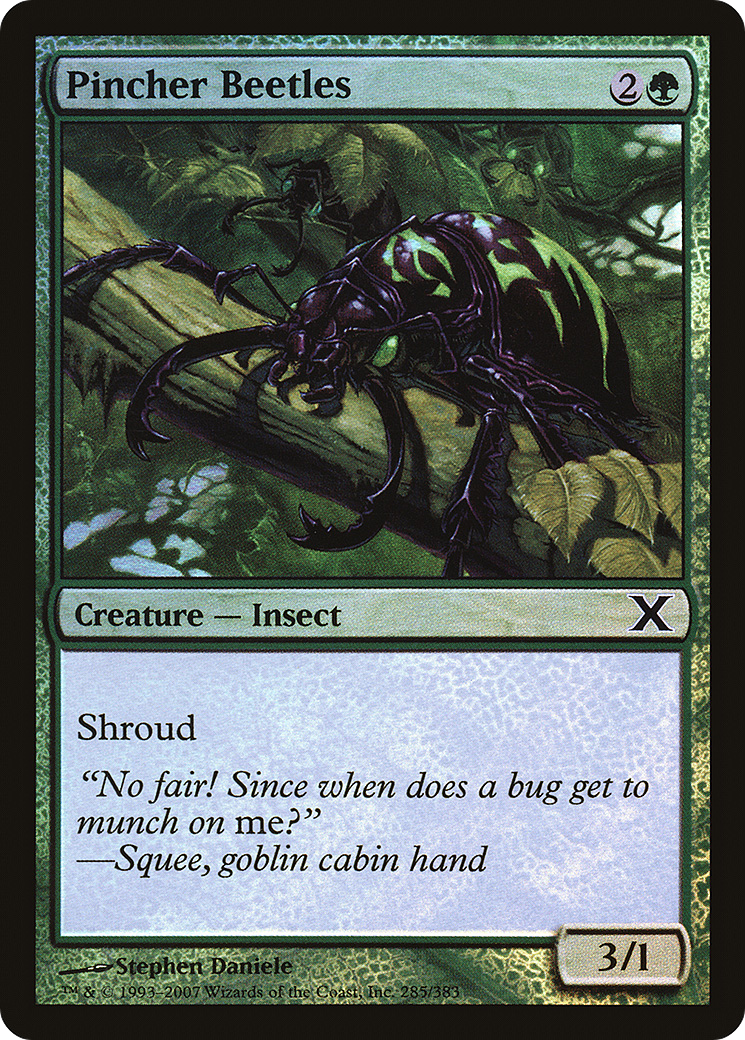 Image of Pincher Beetles (10E-285★) - Tenth Edition Foil