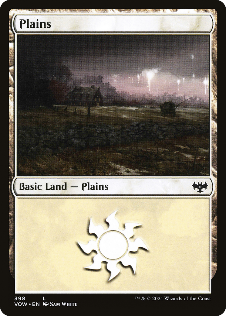 Image of Plains (398) (VOW-398) - Innistrad: Crimson Vow Foil