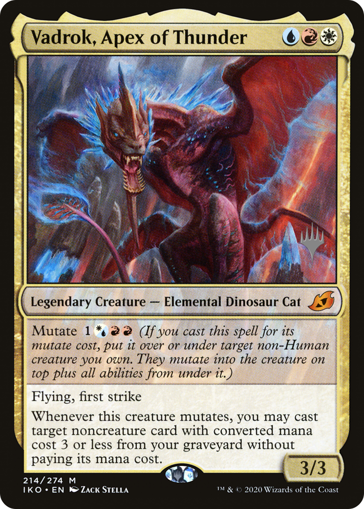 Image of Vadrok, Apex of Thunder (PPIKO-214P) - Ikoria: Lair of Behemoths Promos