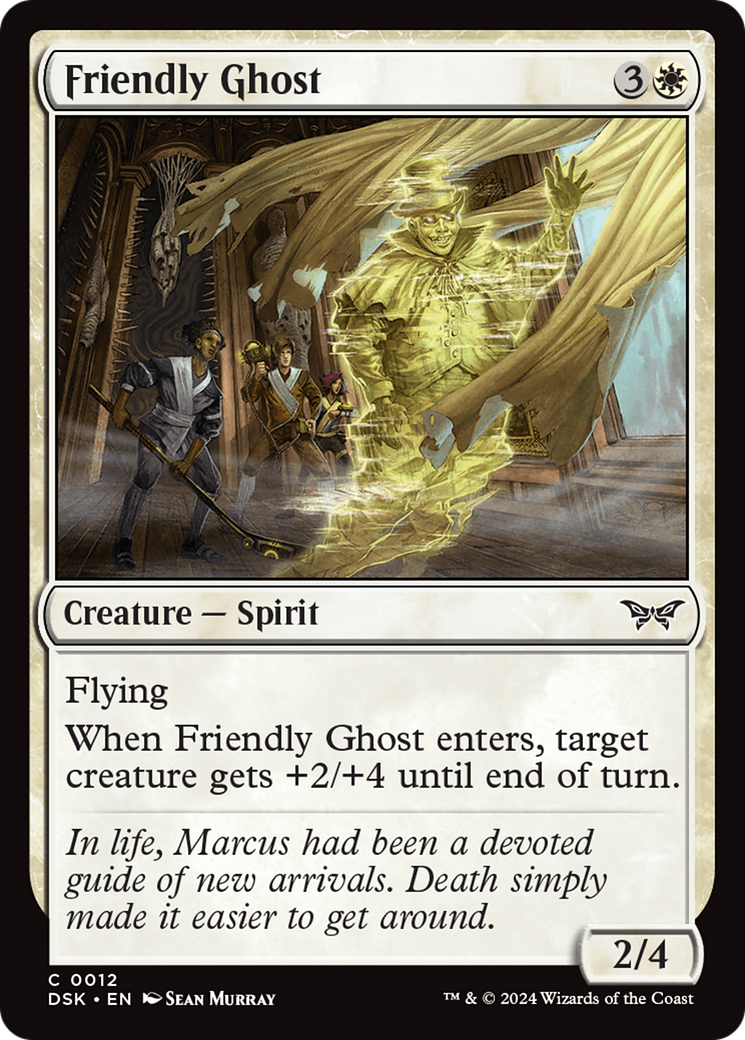 Image of Friendly Ghost (DSK-012) - Duskmourn: House of Horror Foil