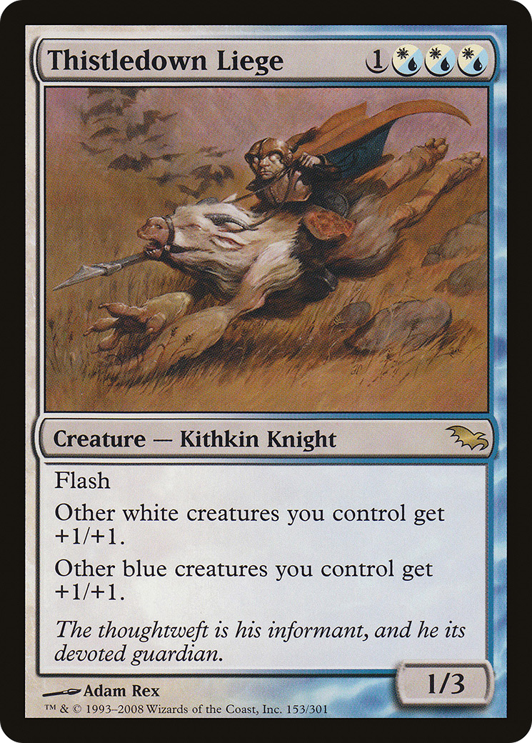 Image of Thistledown Liege (SHM-153) - Shadowmoor