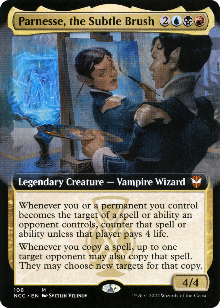 Image of Parnesse, the Subtle Brush (Extended Art) (NCC-106) - New Capenna Commander: (Extended Art)