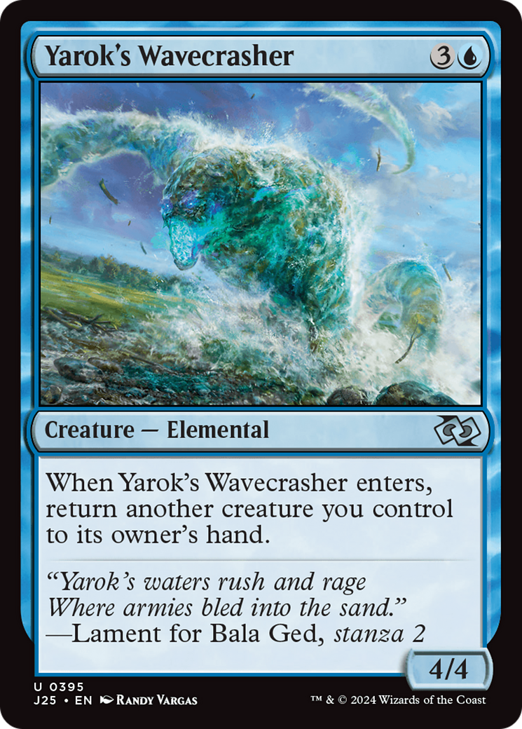 Image of Yarok's Wavecrasher (J25-395) - Foundations Jumpstart