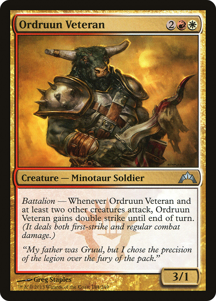 Image of Ordruun Veteran (GTC-184) - Gatecrash