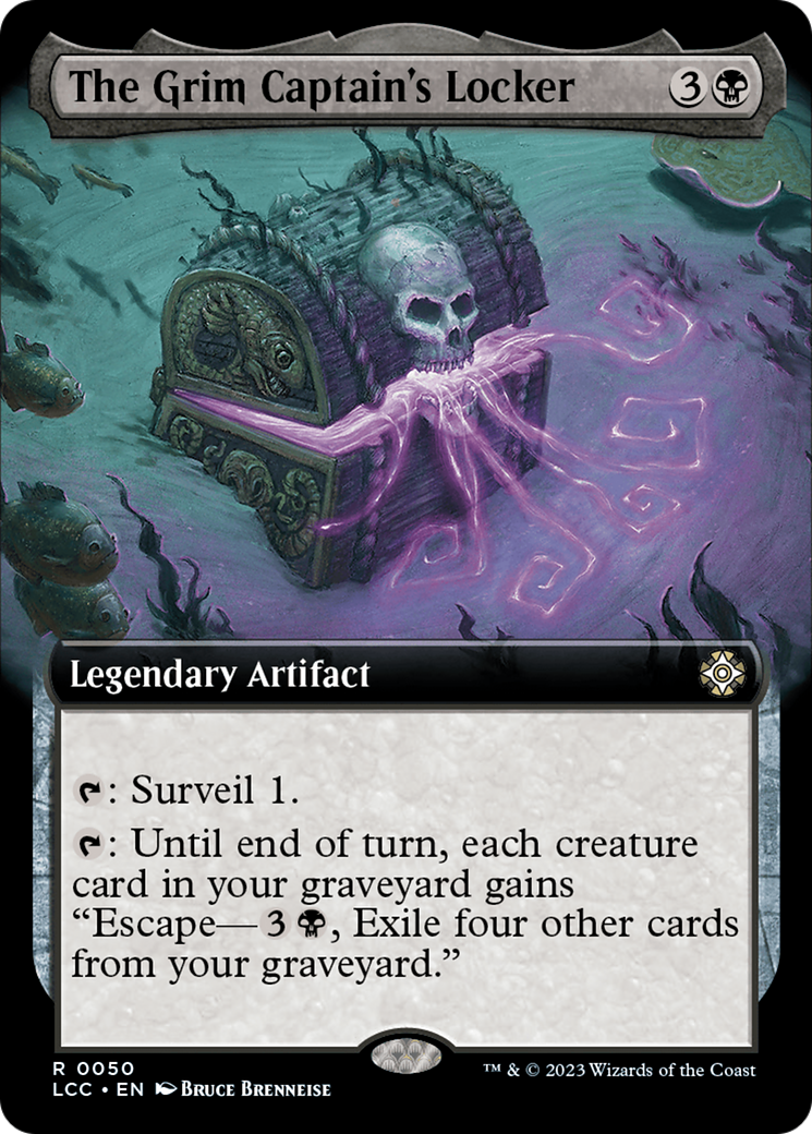 Image of The Grim Captain's Locker (Extended Art) (LCC-050) - The Lost Caverns of Ixalan Commander: (Extended Art)