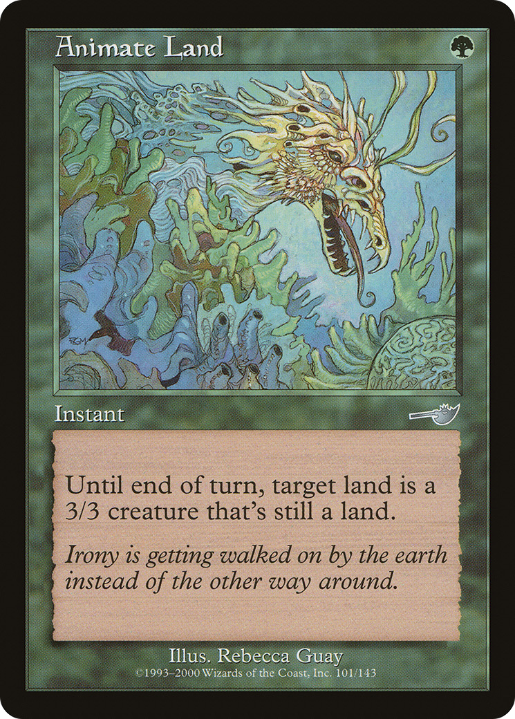 Image of Animate Land (NMS-101) - Nemesis Foil