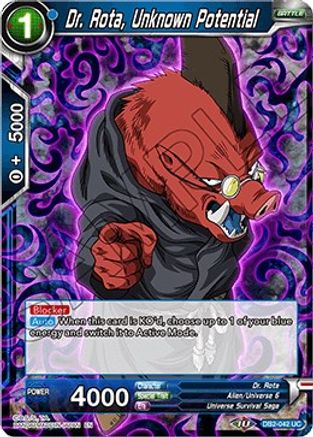 Image of Dr. Rota, Unknown Potential (DB2-042) - Draft Box 05  Divine Multiverse Foil