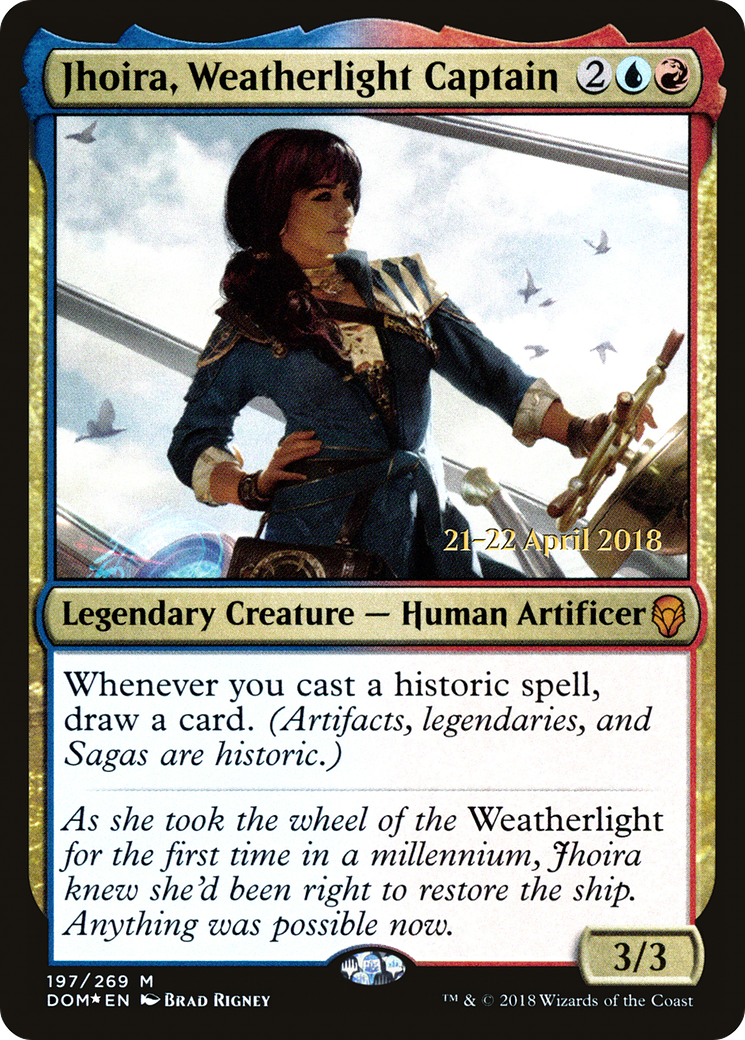 Image of Jhoira, Weatherlight Captain (PRE-197) - Dominaria Promos Foil
