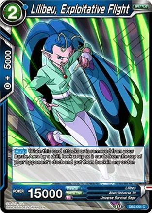 Image of Lilibeu, Exploitative Flight (DB2-051) - Draft Box 05  Divine Multiverse Foil