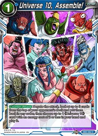 Image of Universe 10, Assemble! (DB2-064) - Draft Box 05  Divine Multiverse Foil