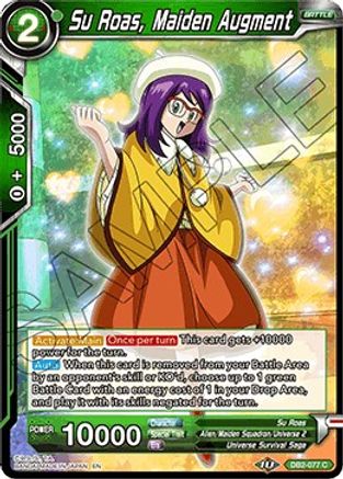 Image of Su Roas, Maiden Augment (DB2-077) - Draft Box 05  Divine Multiverse Foil