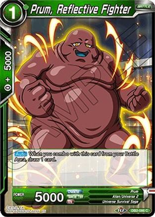 Image of Prum, Reflective Fighter (DB2-086) - Draft Box 05  Divine Multiverse Foil