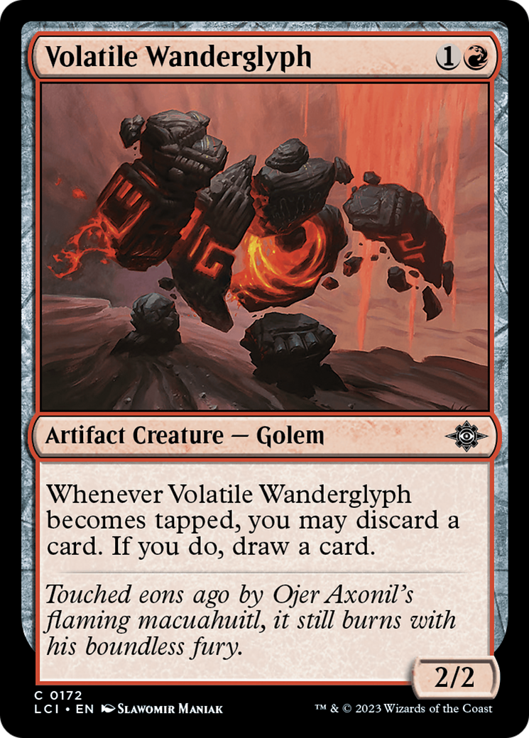 Image of Volatile Wanderglyph (LCI-172) - The Lost Caverns of Ixalan Foil