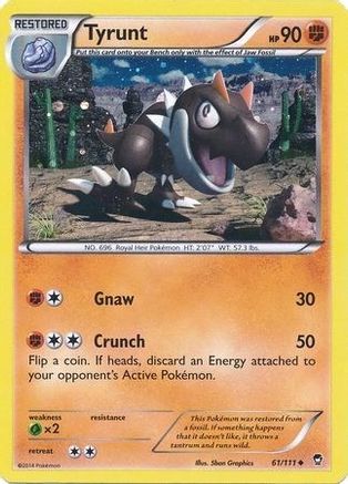 Image of Tyrunt 061/111  - Holofoil Miscellaneous Cards & Products - Promo