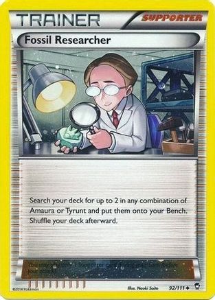 Image of Fossil Researcher 092/111  - Holofoil Miscellaneous Cards & Products - Promo