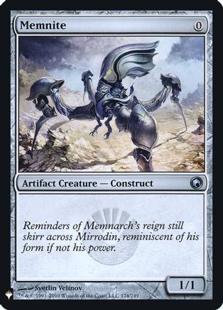 Image of Memnite (LIST-174) - The List Reprints Foil