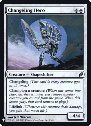 Image of Changeling Hero (LIST-009) - The List Reprints