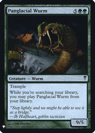 Image of Panglacial Wurm (LIST-116) - The List Reprints Foil