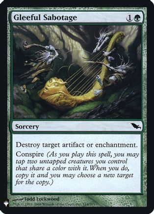 Image of Gleeful Sabotage (LIST-116) - The List Reprints Foil