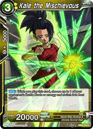 Image of Kale the Mischievous (DB2-103) - Draft Box 05  Divine Multiverse Foil