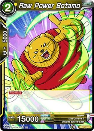 Image of Raw Power Botamo (DB2-105) - Draft Box 05  Divine Multiverse