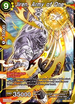 Image of Jiren, Army of One (DB2-123) - Draft Box 05  Divine Multiverse