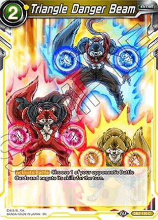 Image of Triangle Danger Beam (DB2-130) - Draft Box 05  Divine Multiverse Foil