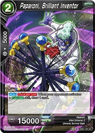 Image of Paparoni, Brilliant Inventor (DB2-139) - Draft Box 05  Divine Multiverse