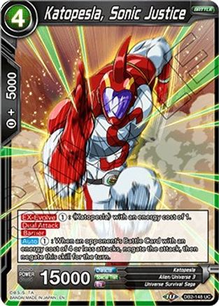 Image of Katopesla, Sonic Justice (DB2-148) - Draft Box 05  Divine Multiverse