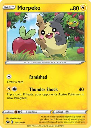 Image of Morpeko SWSH031  - Holofoil SWSH Sword & Shield Promo Cards - Promo