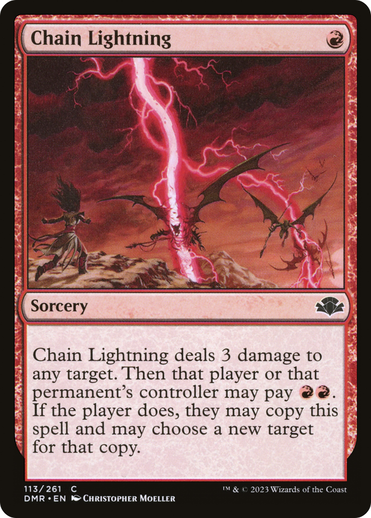 Image of Chain Lightning (DMR-113) - Dominaria Remastered