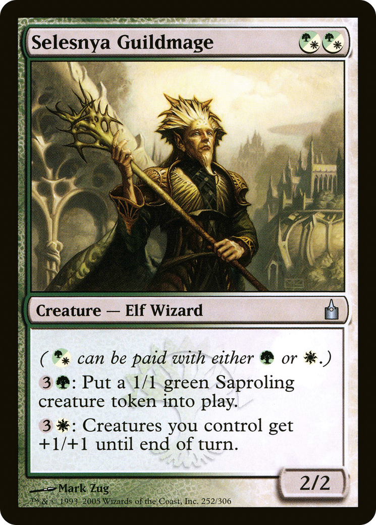 Image of Selesnya Guildmage (RAV-252) - Ravnica: City of Guilds Foil