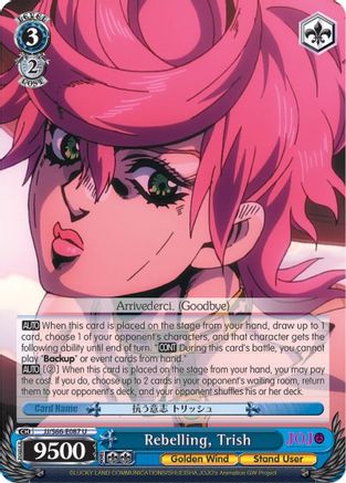 Image of Rebelling, Trish (JJ/S66-E087 U) - JoJo's Bizarre Adventure: Golden Wind