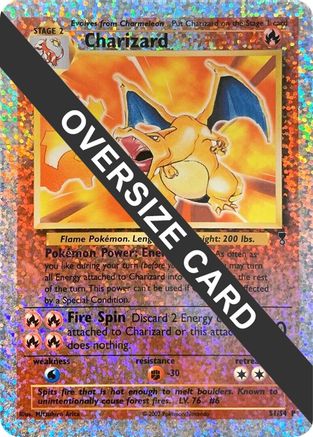 Image of Charizard 0S1/S4  - Reverse Holofoil Jumbo Cards - Promo