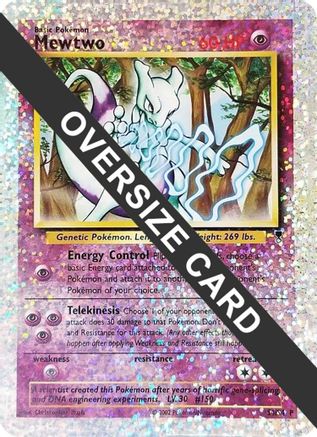 Image of Mewtwo 0S4/S4  - Reverse Holofoil Jumbo Cards - Promo
