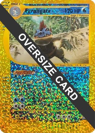 Image of Feraligatr 002/12  - Reverse Holofoil Jumbo Cards - Promo