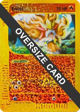 Image of Entei 005/12  - Reverse Holofoil Jumbo Cards - Promo