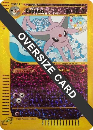Image of Espeon 006/12  - Reverse Holofoil Jumbo Cards - Promo