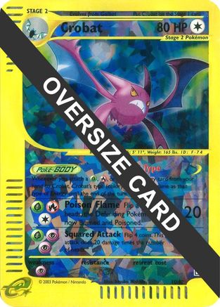 Image of Crobat 010/12  - Reverse Holofoil Jumbo Cards - Promo